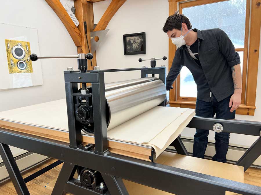 Live Zoom Session: Direct to Plate Photogravure / Intaglio