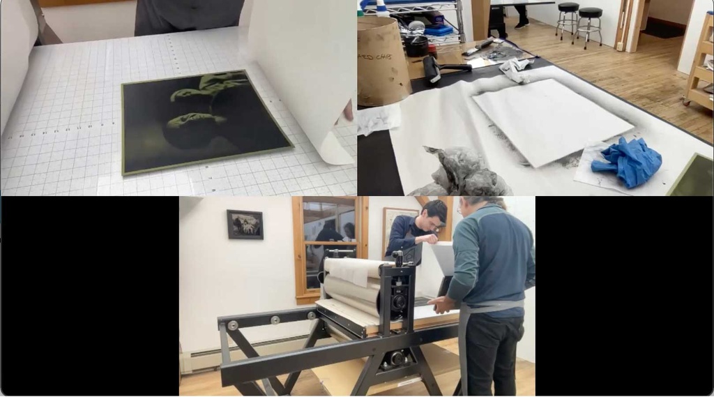 A Recorded Live Zoom Session: Direct to Plate Photopolymer Photogravure